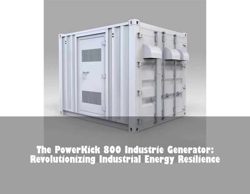 The PowerKick 800 Industrie Generator: Revolutionizing Industrial Energy Resilience | Huijue Solar