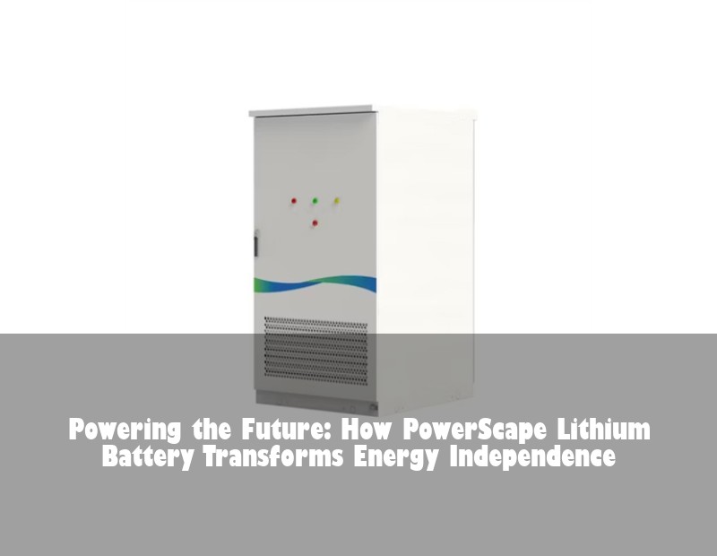 Powering the Future: How PowerScape Lithium Battery Transforms Energy Independence