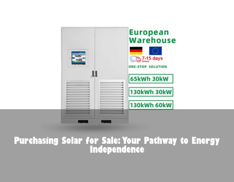 Purchasing Solar for Sale: Your Pathway to Energy Independence | Huijue Solar