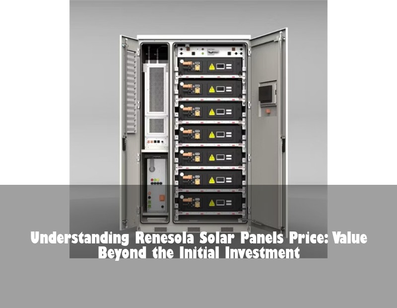 Understanding Renesola Solar Panels Price: Value Beyond the Initial Investment | Huijue Solar