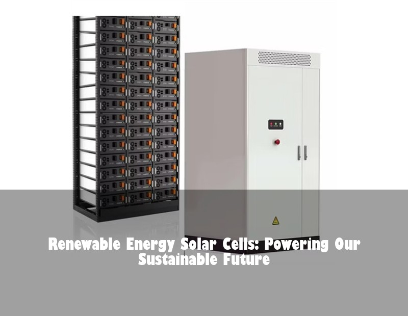 Renewable Energy Solar Cells: Powering Our Sustainable Future