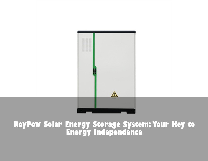 RoyPow Solar Energy Storage System: Your Key to Energy Independence