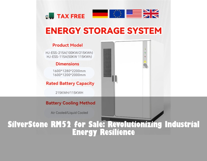 SilverStone RM52 for Sale: Revolutionizing Industrial Energy Resilience