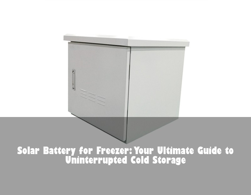 Solar Battery for Freezer: Your Ultimate Guide to Uninterrupted Cold Storage | Huijue Solar