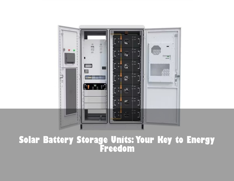 Solar Battery Storage Units: Your Key to Energy Freedom