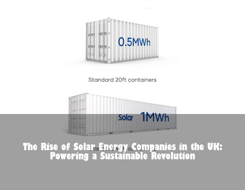 The Rise of Solar Energy Companies in the UK: Powering a Sustainable Revolution