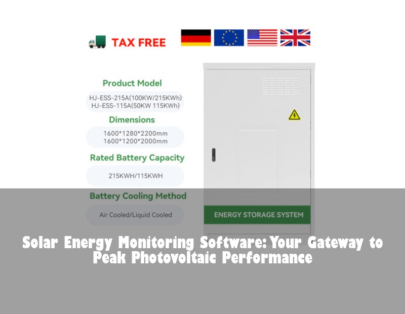 Solar Energy Monitoring Software: Your Gateway to Peak Photovoltaic Performance | Huijue Solar