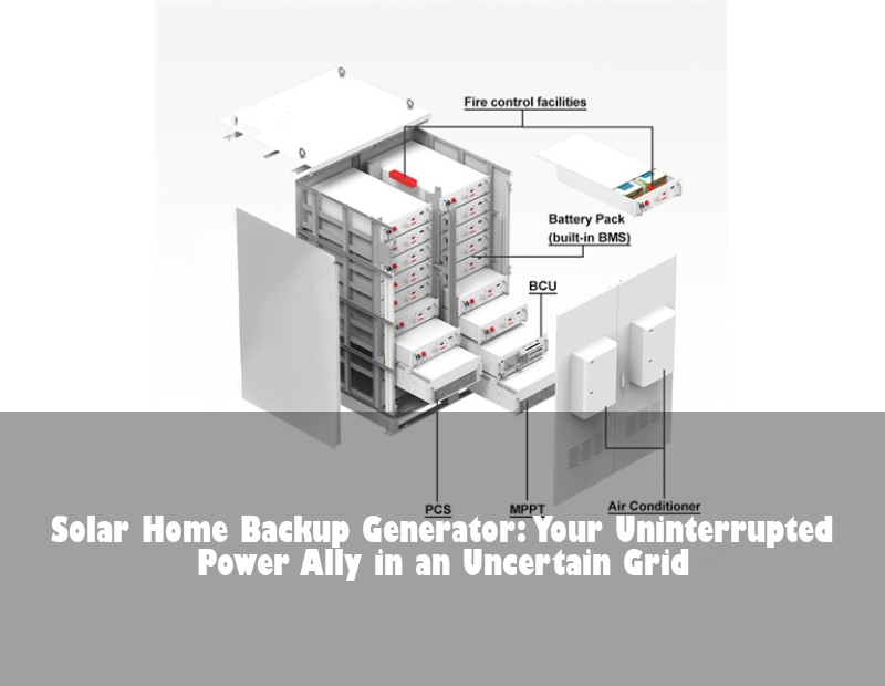 Solar Home Backup Generator: Your Uninterrupted Power Ally in an Uncertain Grid