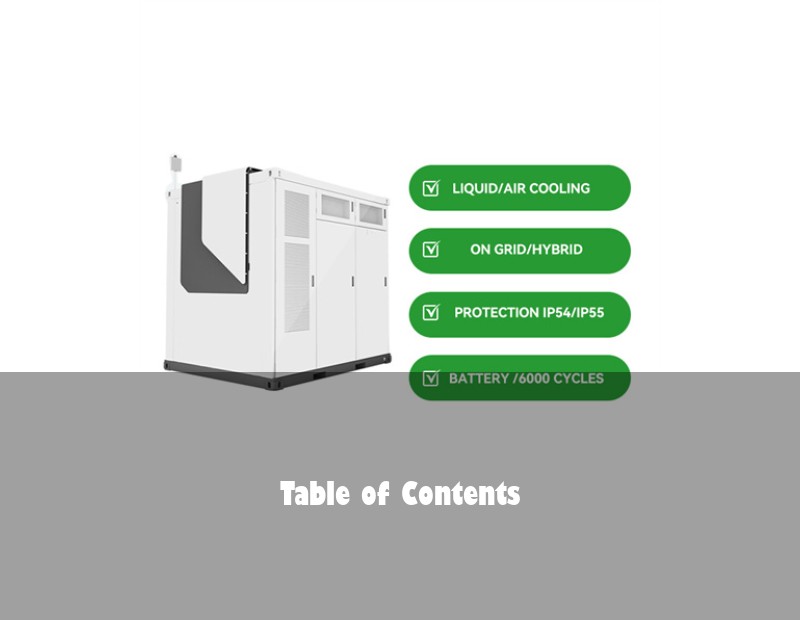 Table of Contents