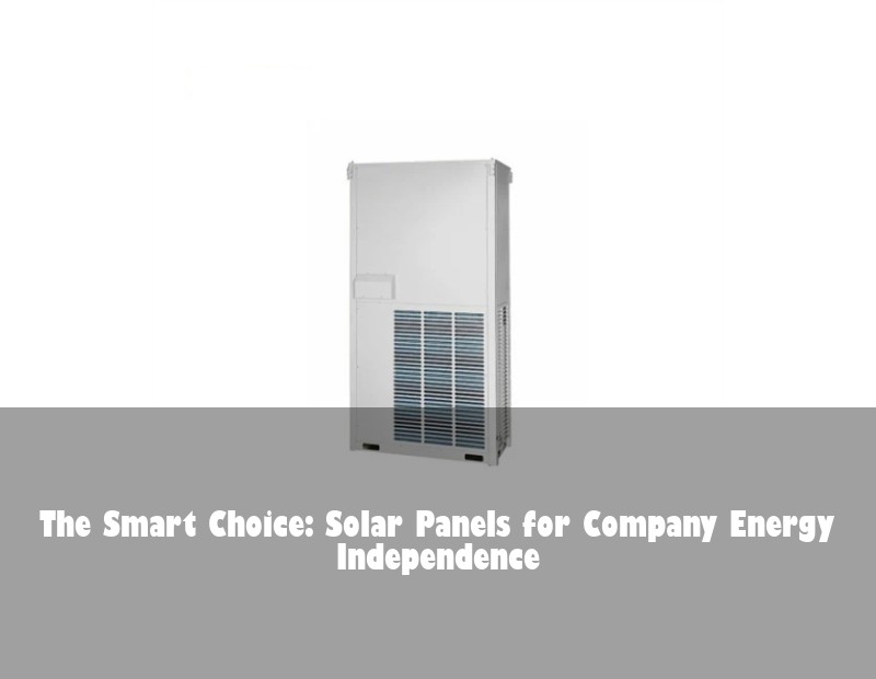 The Smart Choice: Solar Panels for Company Energy Independence