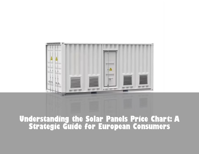 Understanding the Solar Panels Price Chart: A Strategic Guide for European Consumers | Huijue Solar