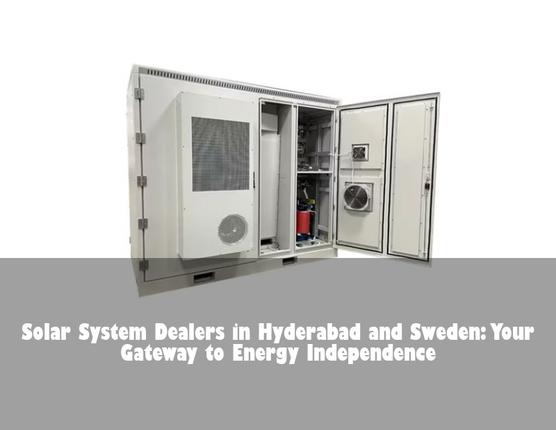 Solar System Dealers in Hyderabad and Sweden: Your Gateway to Energy Independence