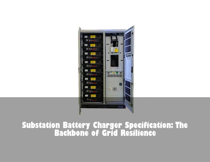 Substation Battery Charger Specification: The Backbone of Grid Resilience