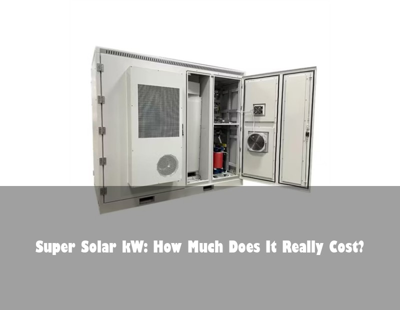 Super Solar kW: How Much Does It Really Cost?