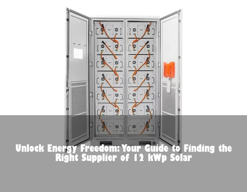 Unlock Energy Freedom: Your Guide to Finding the Right Supplier of 12 kWp Solar