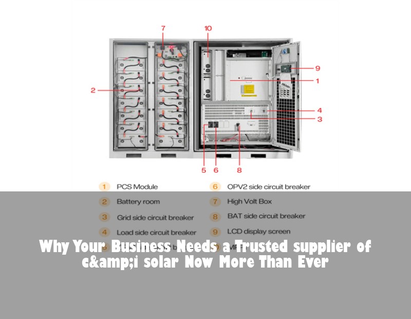 Why Your Business Needs a Trusted supplier of c&amp;i solar Now More Than Ever