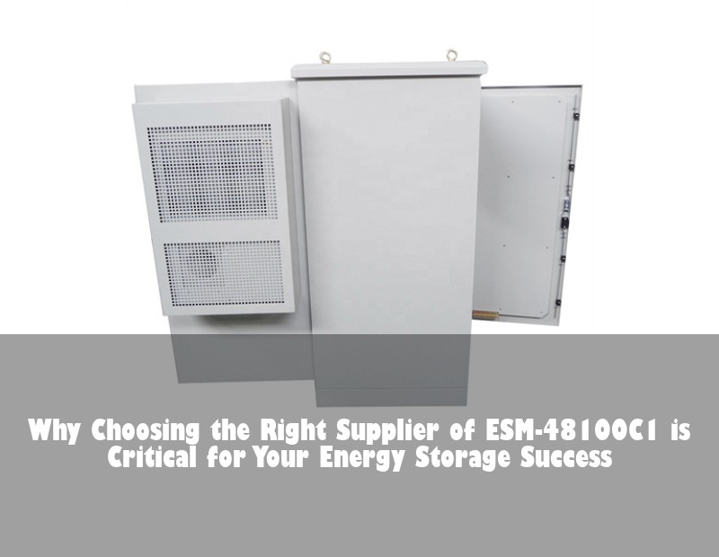 Why Choosing the Right Supplier of ESM-48100C1 is Critical for Your Energy Storage Success | Huijue Solar