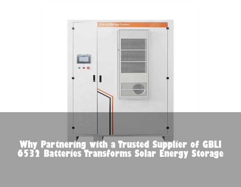 Why Partnering with a Trusted Supplier of GBLI 6532 Batteries Transforms Solar Energy Storage