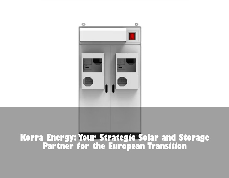 Korra Energy: Your Strategic Solar and Storage Partner for the European Transition