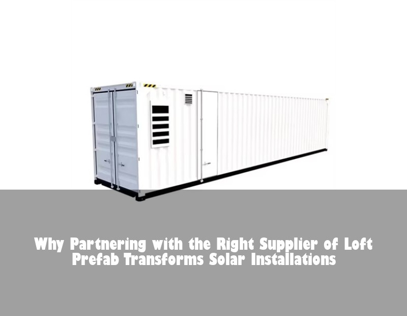 Why Partnering with the Right Supplier of Loft Prefab Transforms Solar Installations