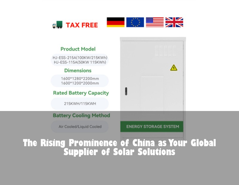 The Rising Prominence of China as Your Global Supplier of Solar Solutions