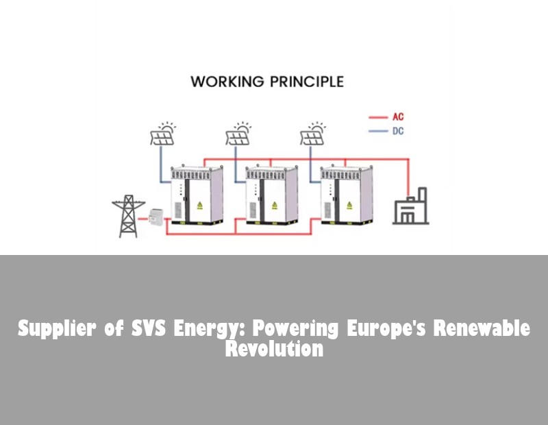 Supplier of SVS Energy: Powering Europe's Renewable Revolution