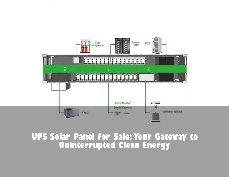 UPS Solar Panel for Sale: Your Gateway to Uninterrupted Clean Energy