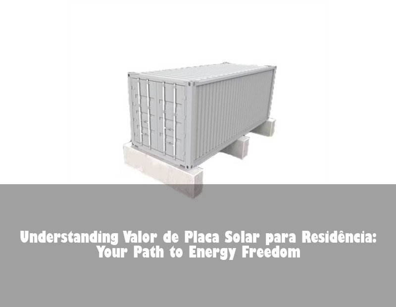 Understanding Valor de Placa Solar para Residência: Your Path to Energy Freedom