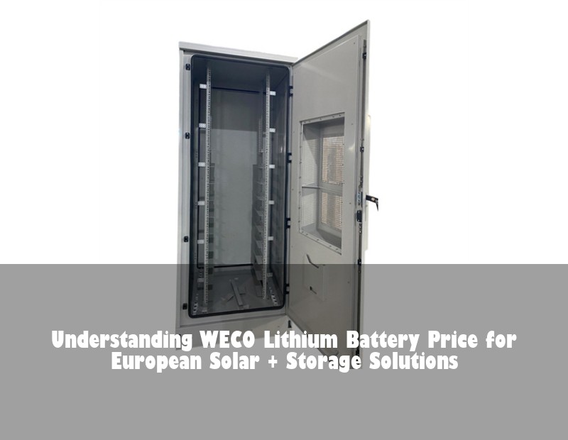 Understanding WECO Lithium Battery Price for European Solar + Storage Solutions