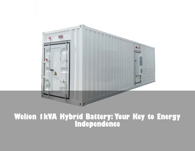 Welion 1kVA Hybrid Battery: Your Key to Energy Independence