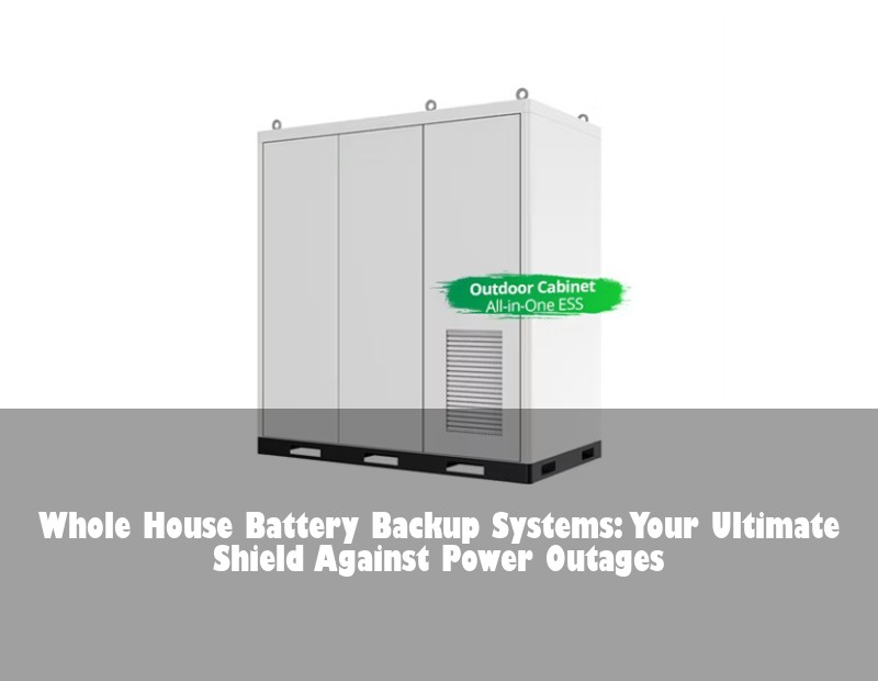 Whole House Battery Backup Systems: Your Ultimate Shield Against Power Outages